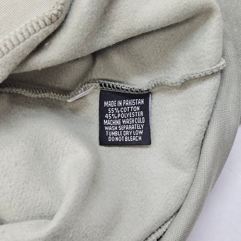 Eighth Avenue New York Men Small Sage Green Textured Crewneck Sweatshirt - Picture 8 of 10